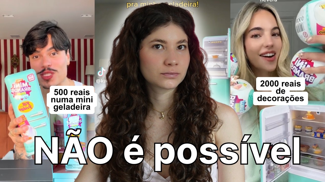 A Estranha Trend das Mini Geladeiras Decoradas (O Final Boss do Consumismo?)