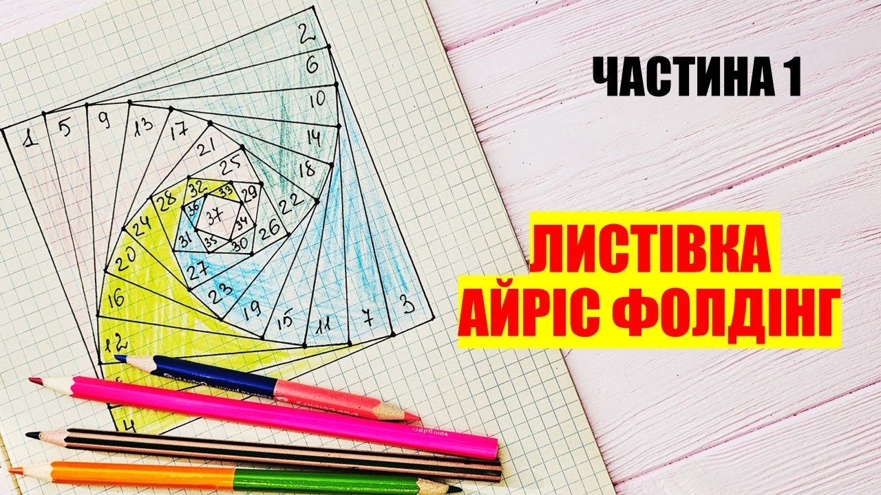 Як створити схему для аіріс-фолдингу | Покроково для початківців