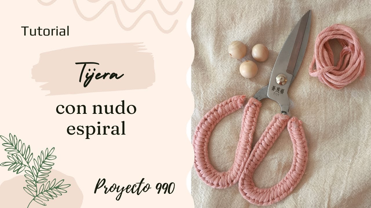 [MACRAME TUTORIAL] Tijera original