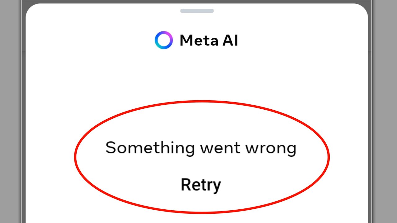 Fix Messenger Meta AI Something went wrong Retry Problem || Meta AI Not Working Problem Solve