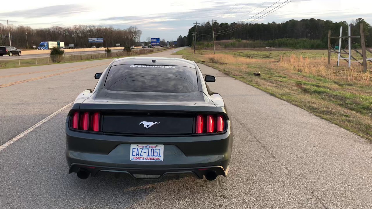 Big turbo Ecoboost Mustang with MBRP Exhaust