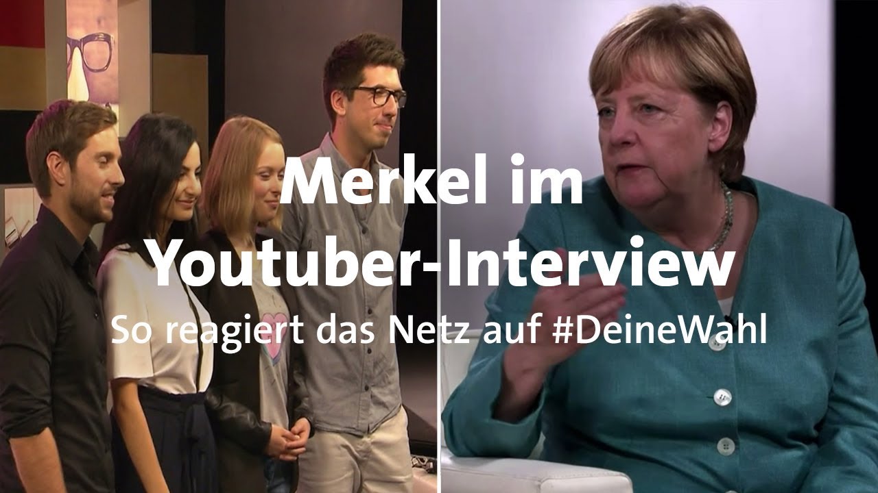 #DeineWahl: Reaktionen auf Merkels Youtube-Interview