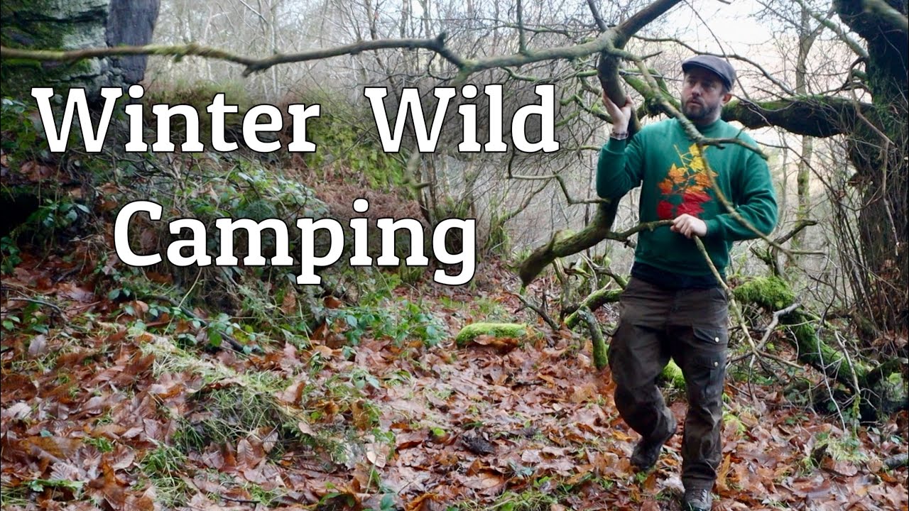 Winter Wild Camping with NO Tent | Campfire Cooking with Foraged Truffles