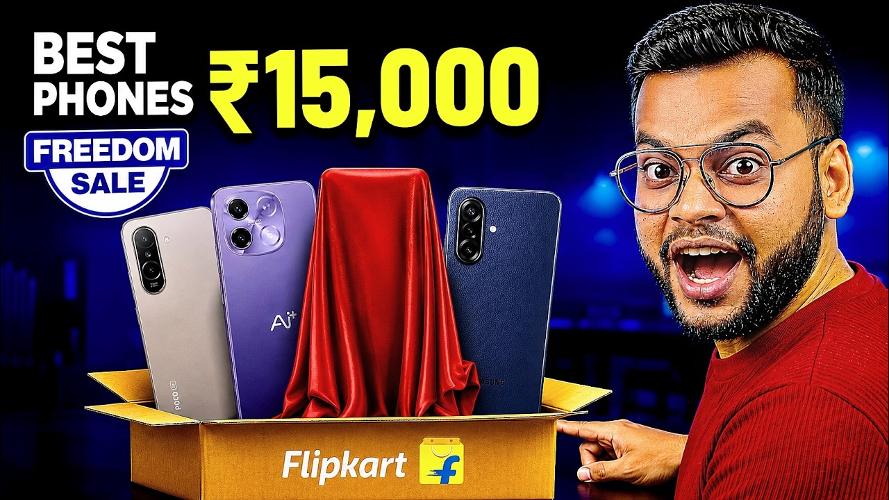 Best Phone under 15000 in Flipkart Freedom Sale 2026🔥🔥 Best Mobile under 15000 | Phone under 15000