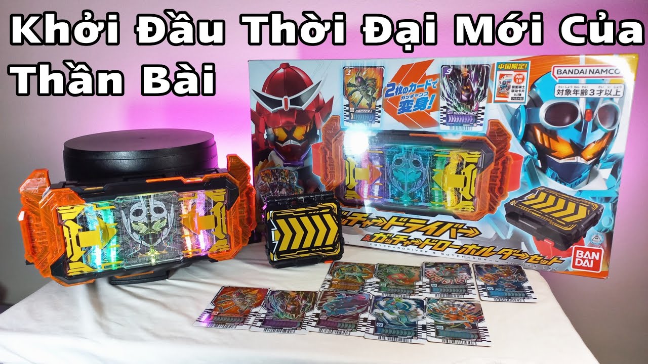 Review Dx Gotchardriver: Siêu Phẩm Của Thần Bài Mới? Kamen Rider Gotchard Driver & Holder Set.