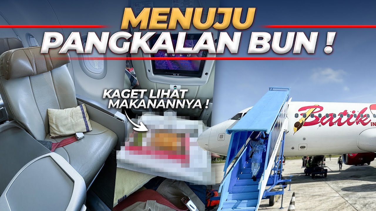 DELAY SEJAM CUACA BURUK 🥲 Naik Business Class Batik Air Ke Pangkalan Bun