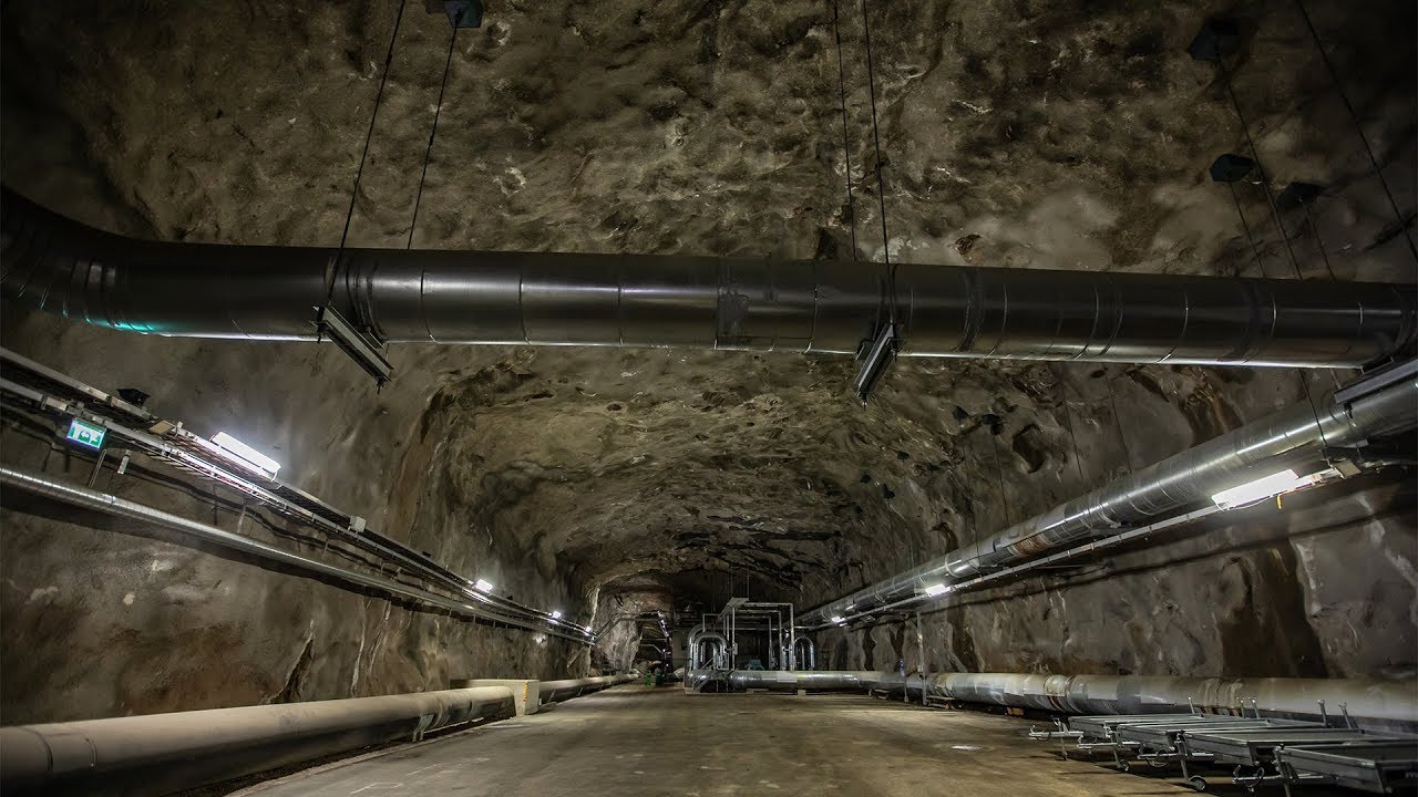Tunnels network under Helsinki, 2019