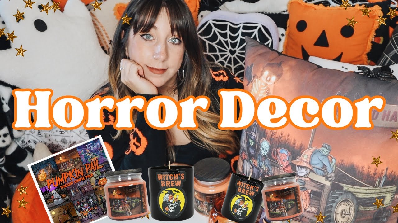 HORROR DECOR + CANDLES, PILLOWS + MORE! | HALLOWEEN HAPPY
