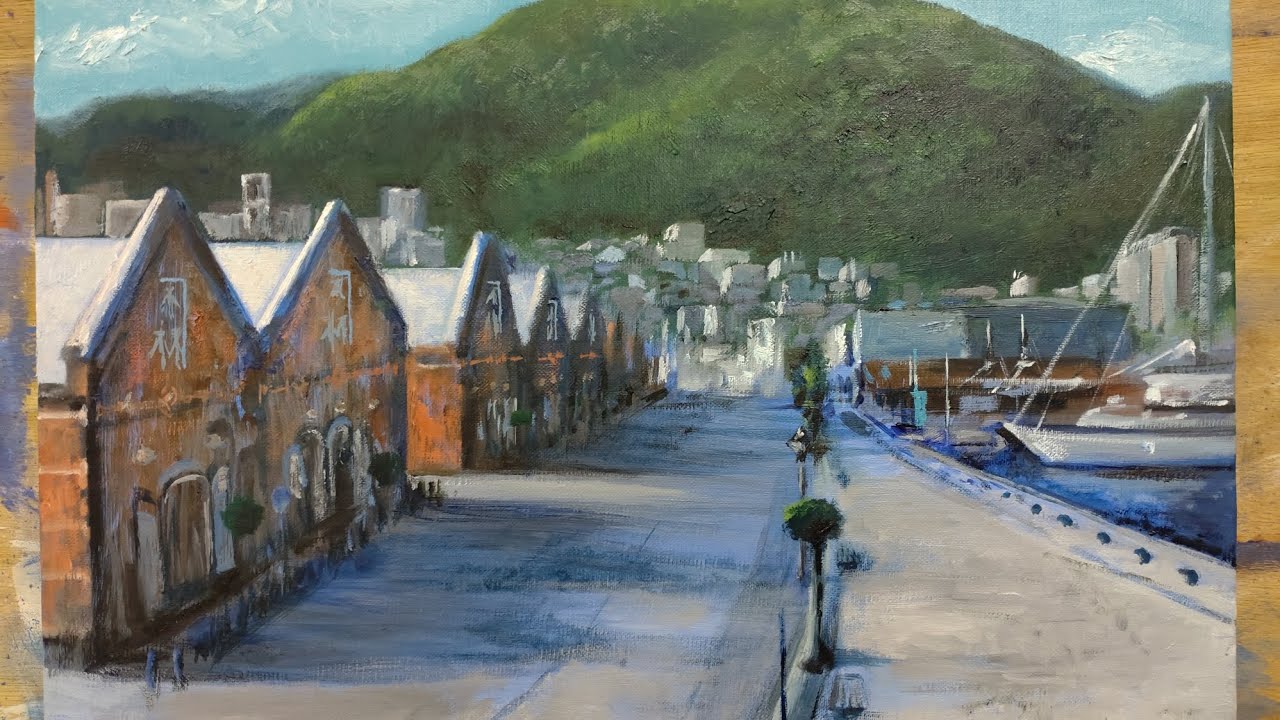 油絵風景画の描き方〜絵の具を重ねるコツや色の楽しみ方