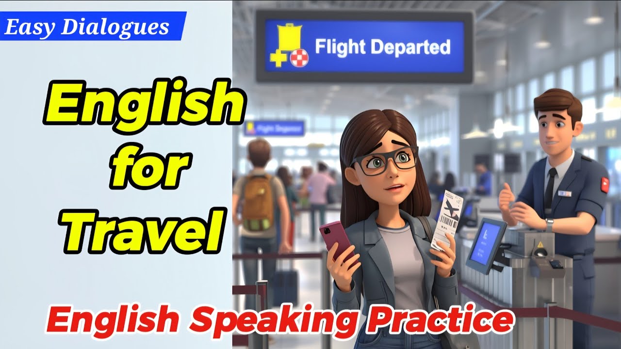 English for Travel | Airport Security Check Conversation #travelenglish #englishforbeginners