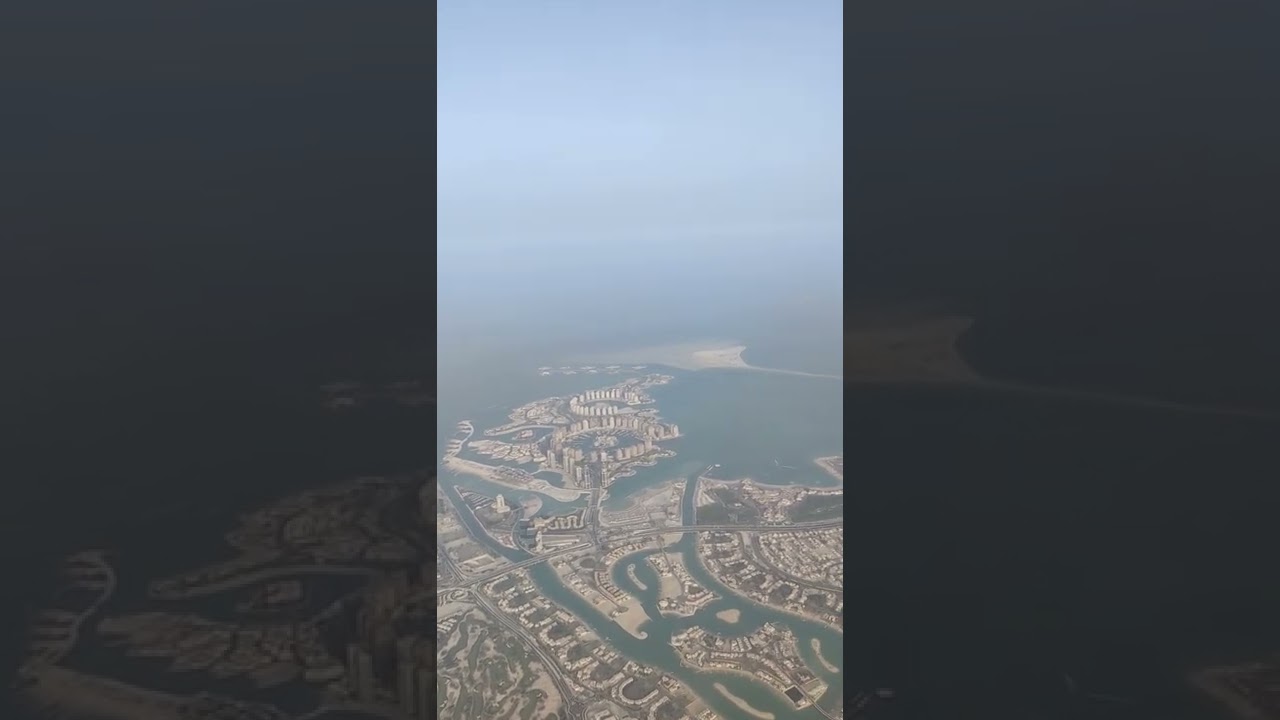 Aerial view of Lusail City, Qatar