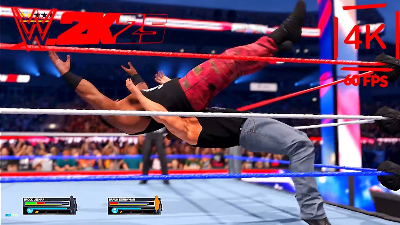 Wwe 2k25| Gauntlet Turmoil | Brock Lesnar vs Wyatt  Family [4k60Fps]