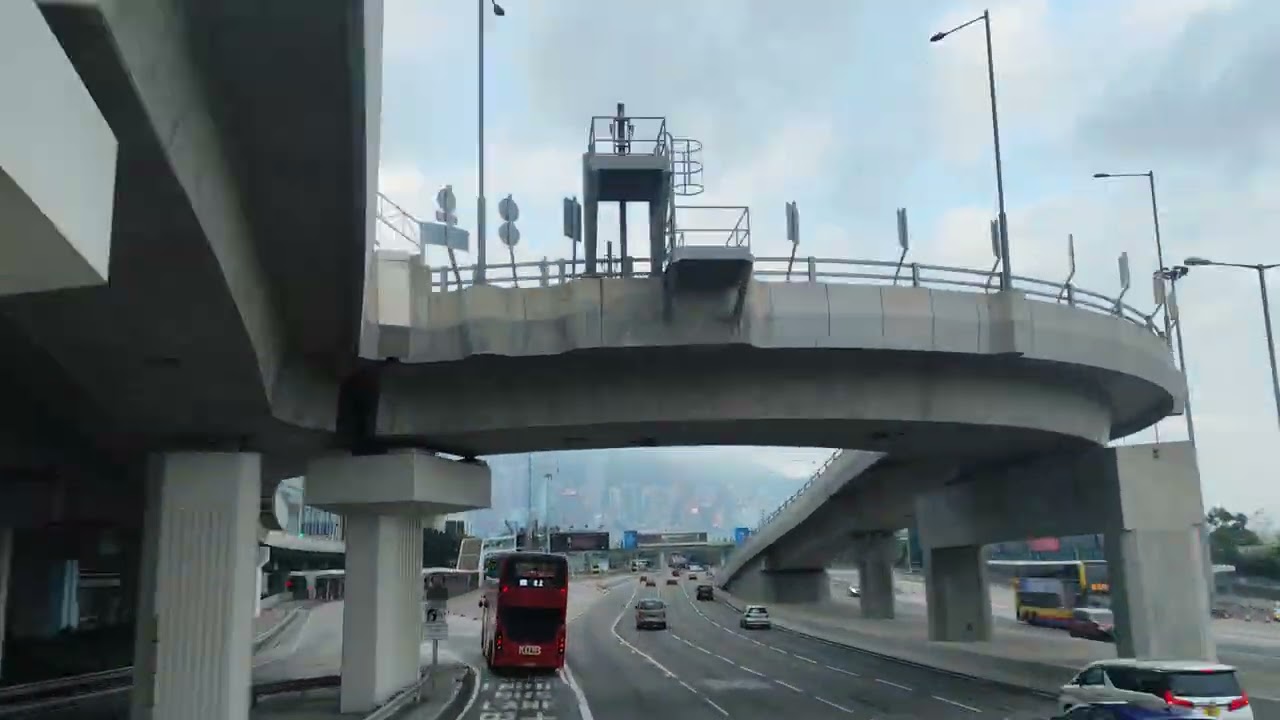 CTB 976 6476(WR3123) 落馬洲(新田)往西灣河(港島民生書院)(縮時)