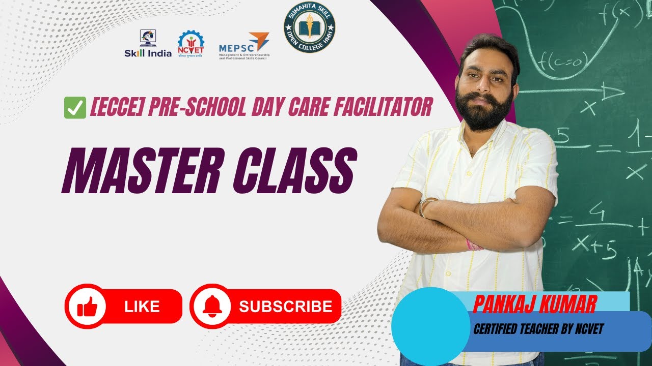 Pre School Day Care Complete Class | ECCE Full Video
