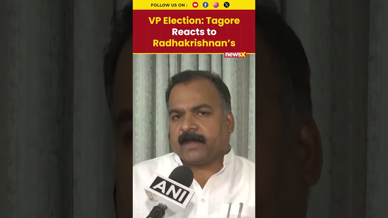 Manickam Tagore Reacts to CP Radhakrishnan&rsquo;s VP Win, Highlights Opposition&rsquo;s Rising Vote Share