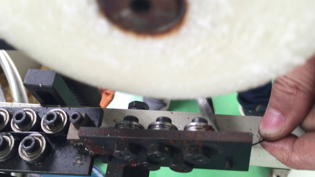 Double o twin wire ring forming machine setup 01