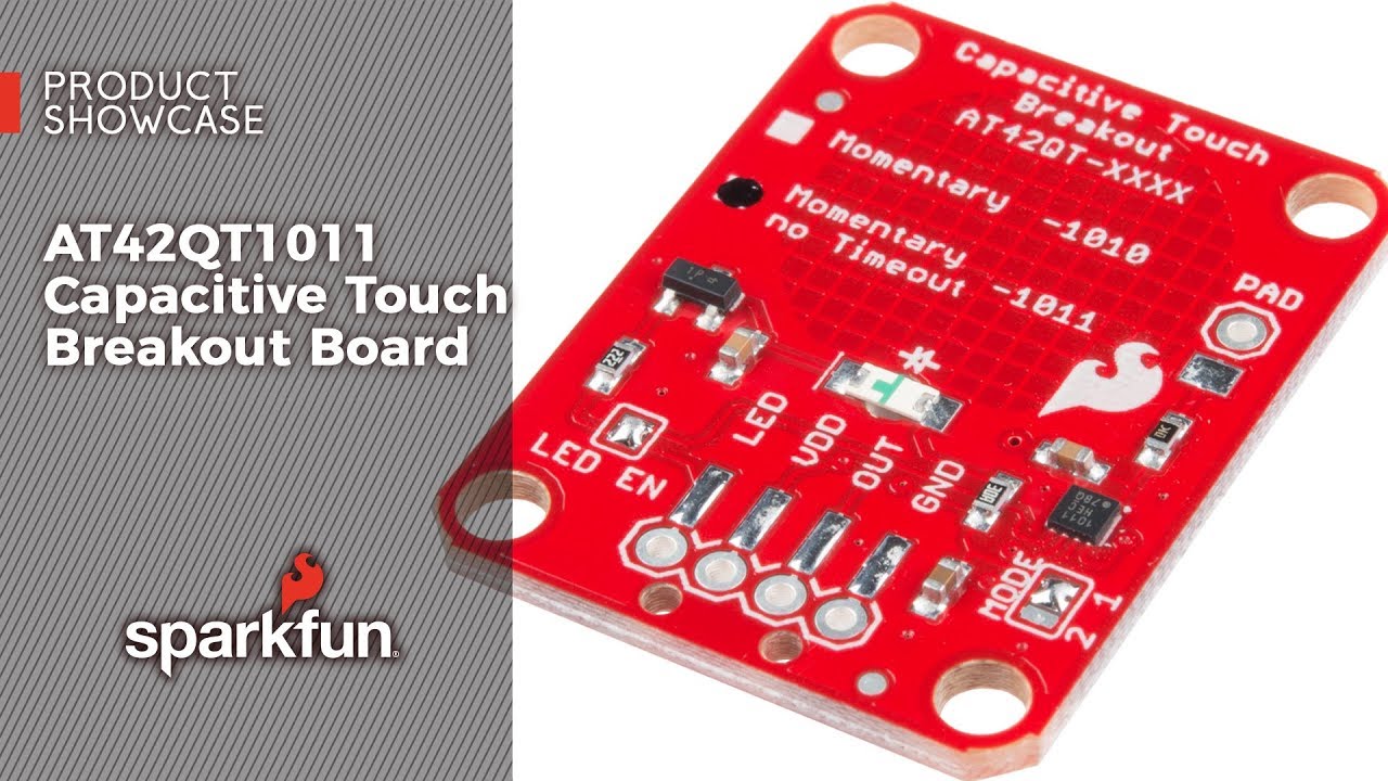 Product Showcase: AT42QT1011 Capacitive Touch Breakout Board