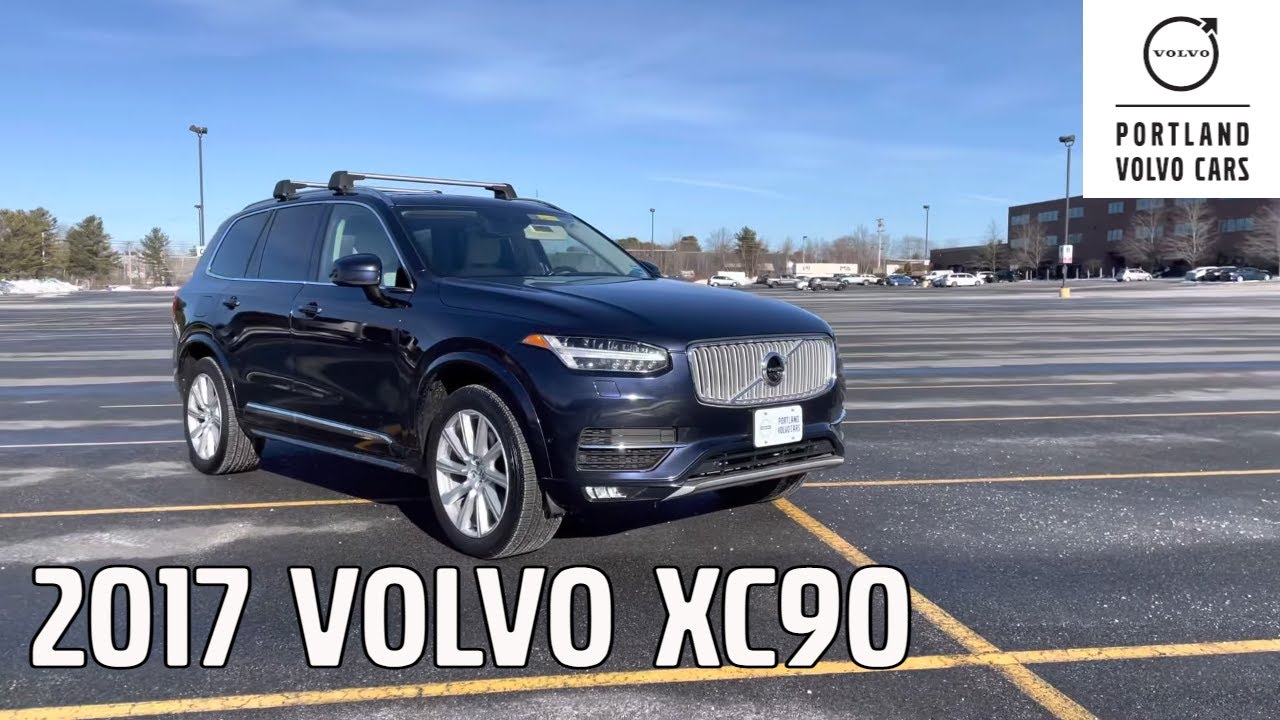Magic Blue 2017 Volvo XC90 T6 Inscription / Walkaround with Heather