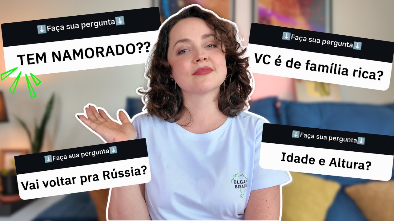 Respondo TODAS as perguntas SOBRE MIM e a MINHA VIDA