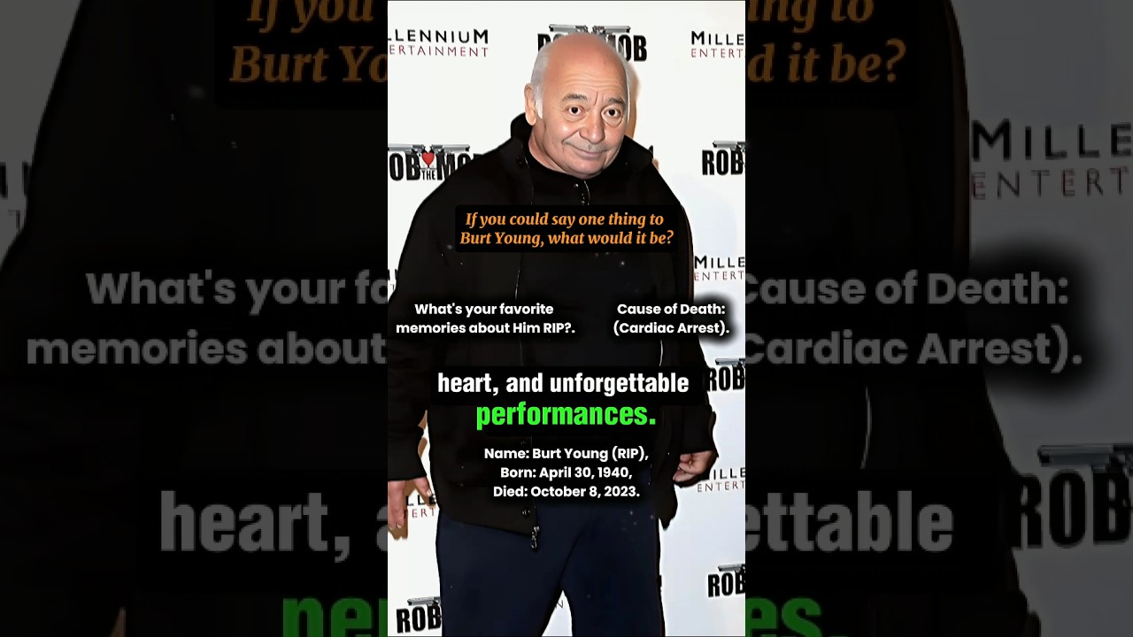 RIP Burt Young (1940–2023) – The Heart of Rocky, A Hollywood Legend Forever Remembered 
