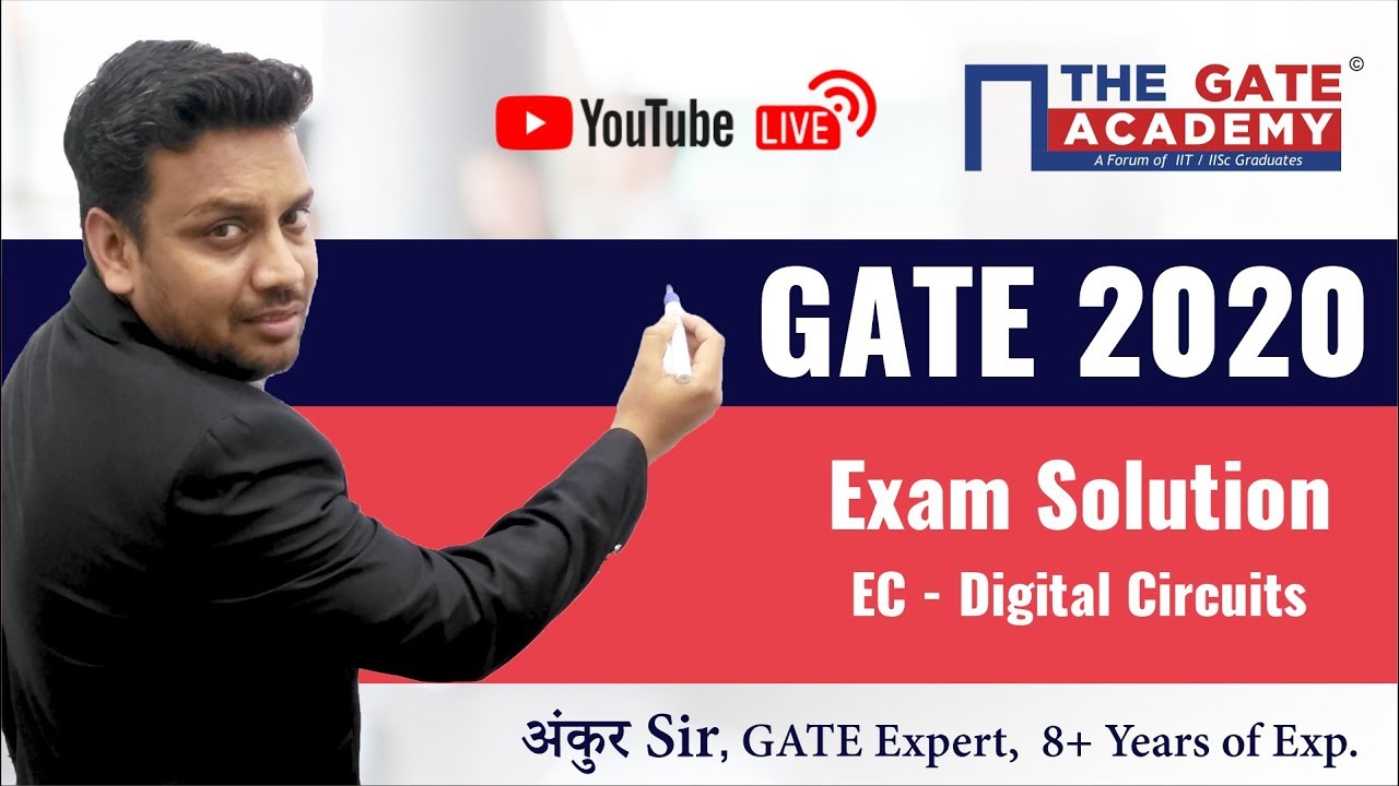 LIVE Digital Circuits GATE 2020 Solutions with Answer Key &ndash; Electronics & Communication Engg.