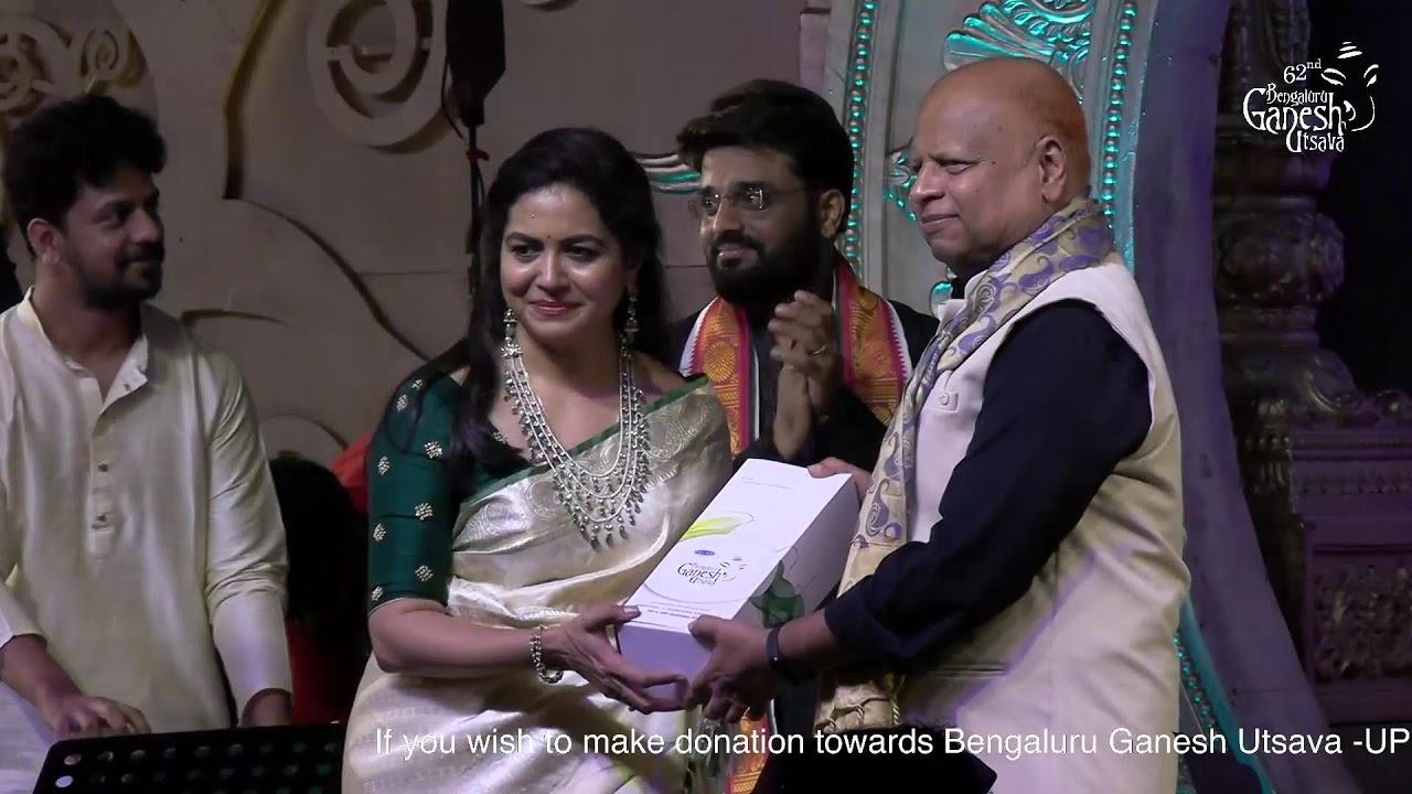 SUNITHA UPADRASTA | LIVE @ 62nd Bengaluru Ganesh Utsava 2024
