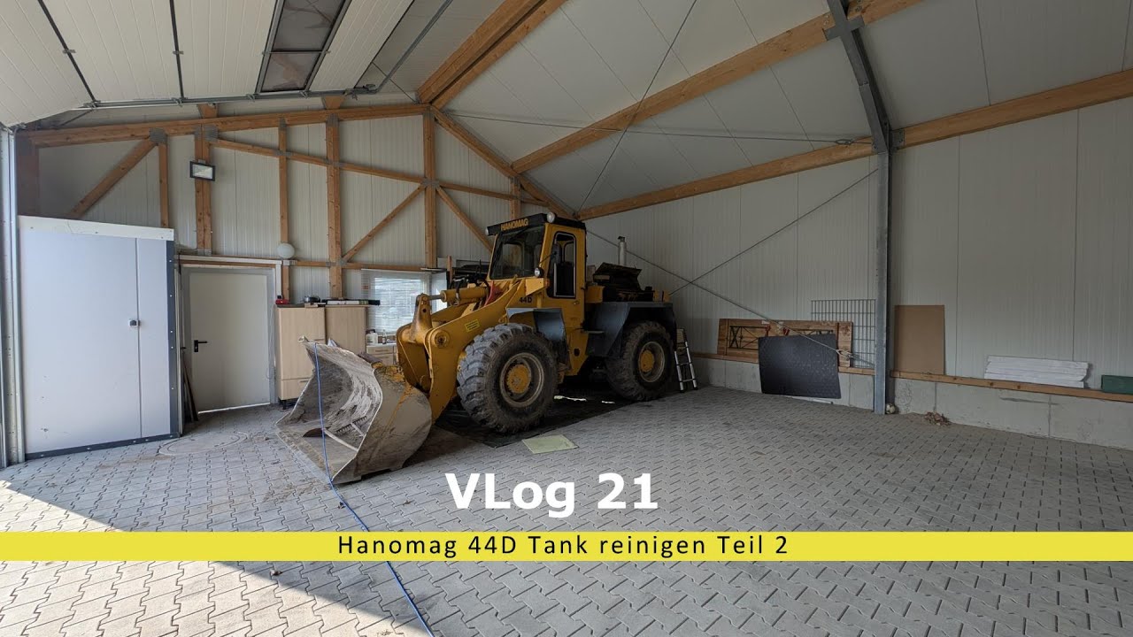 VLog 21 Tank reingen und &Ouml;lwechsel Hanomag 44D Teil 02;