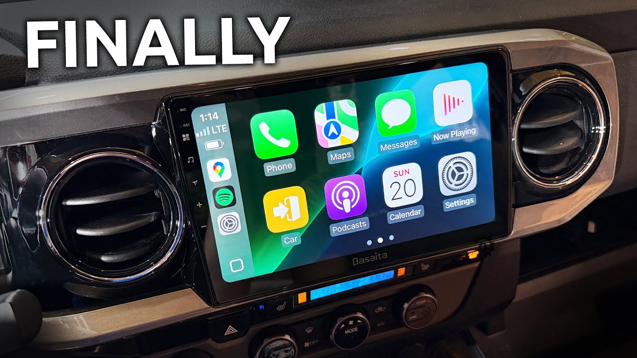FINALLY a GREAT CarPlay Tacoma Stereo