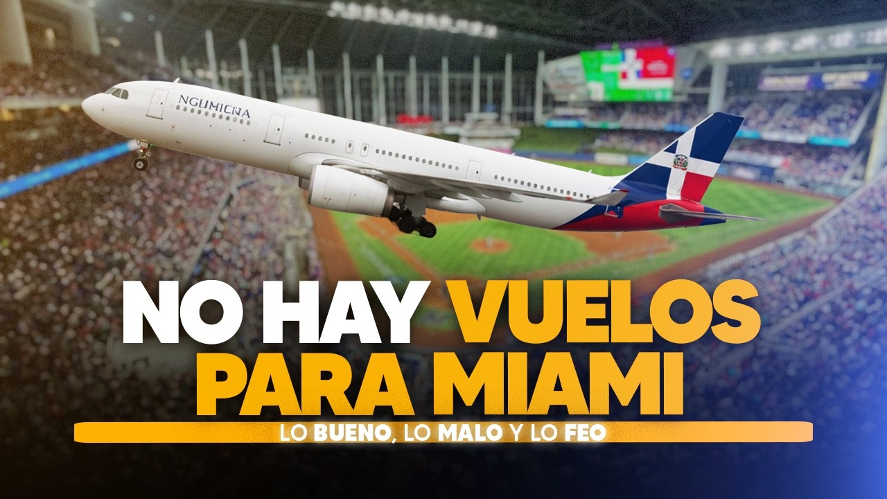 No hay VUELOS por La PRESENCIA DOMINICANA en MIAMI - Kelvin Cruz en miami - (Bueno Malo y Feo)
