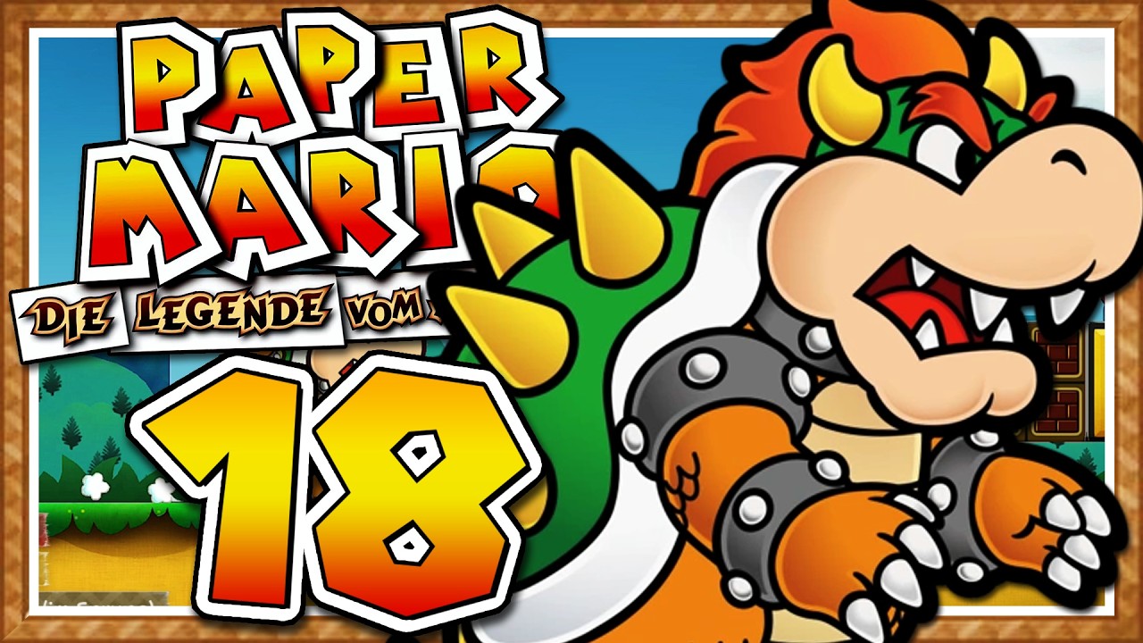 PAPER MARIO: Die Legende vom Äonentor #18 - Jump'n'Run-Action in Bowser's 2D-Welt!