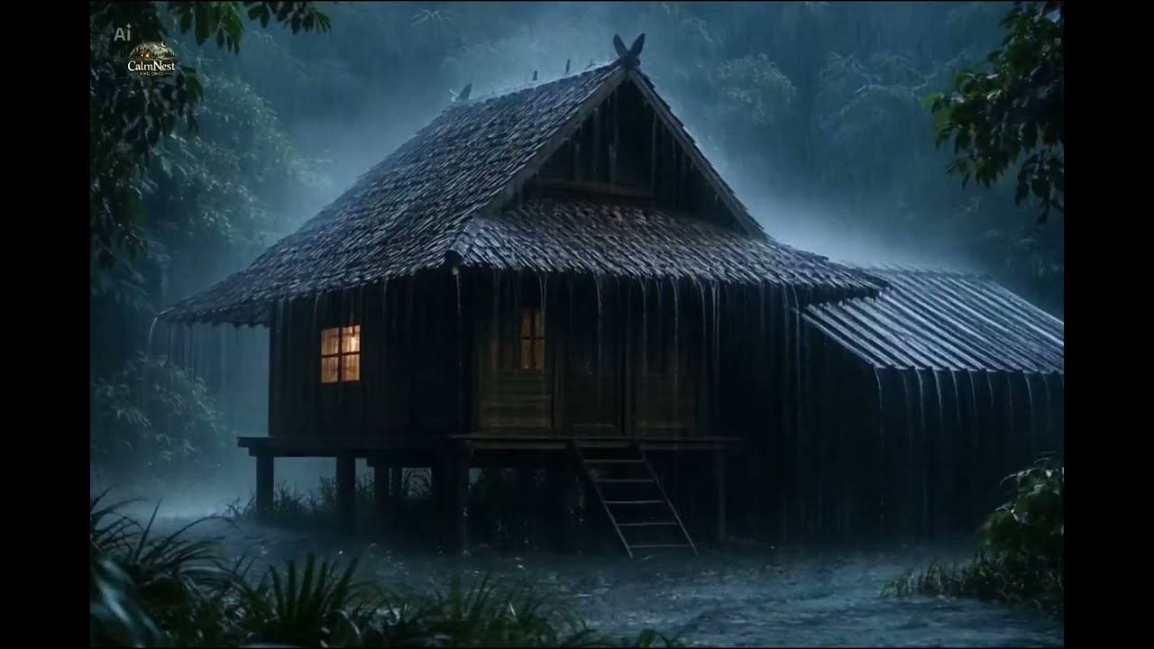 Relaxing Rain Sounds for Deep Sleep 🌧️ Calm Night Ambience (No Music)