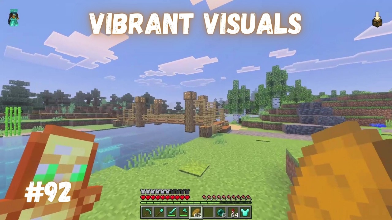 Vibrant Visuals on my Forever World - Minecraft Let's Play #92