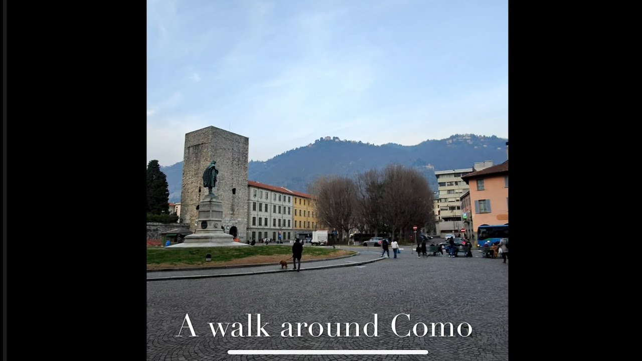 A Walk in Como with my Meta RayBans: February 2024