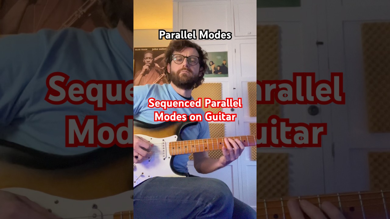 Sequenced Parallel Modes to improve guitar technique, music theory and FRETBOARD fluency
