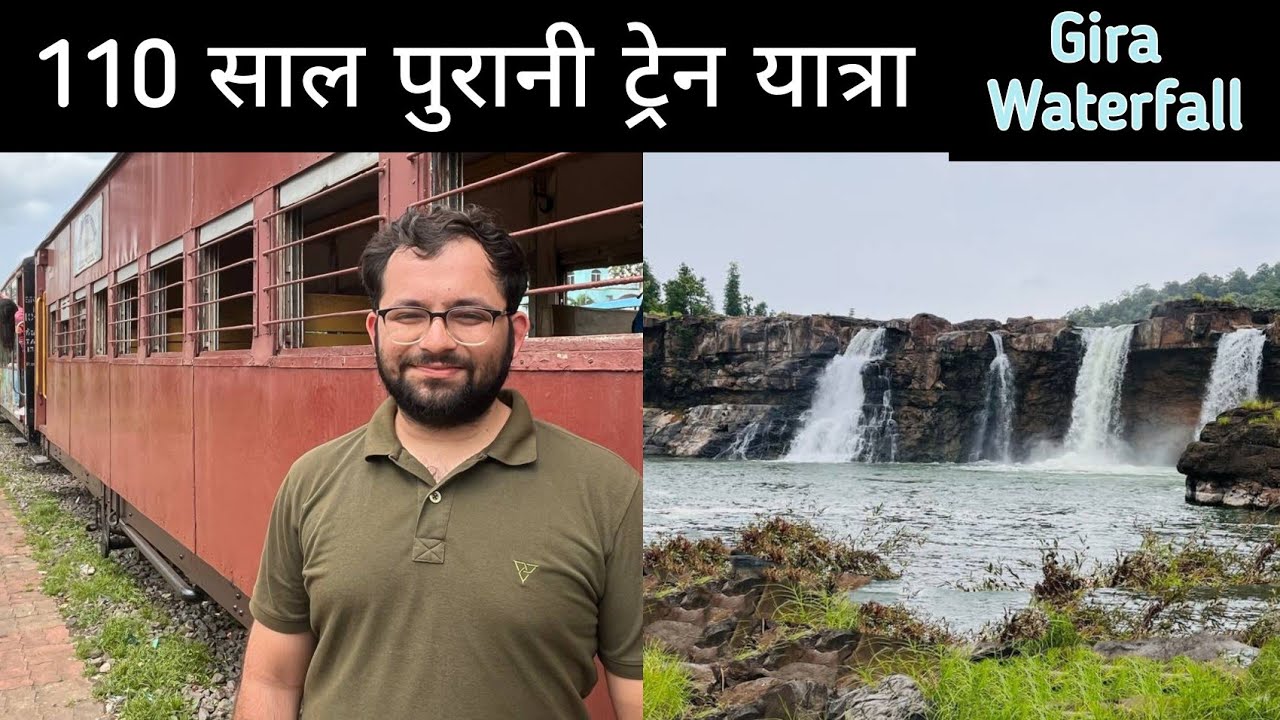 Bilimora-Waghai Narrow Gauge Train Journey 🚂 | 110 year Old Train | Gira Dhodh Waterfall | Vlog-46.