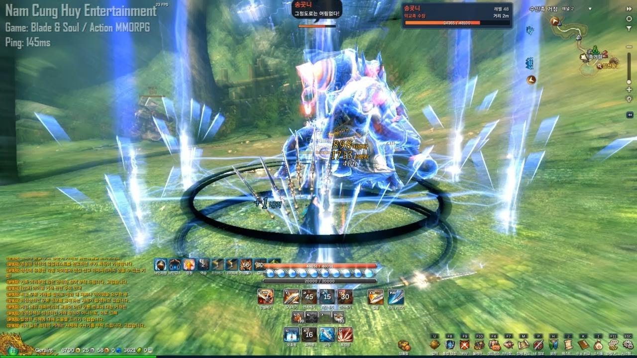 [Blade & Soul] Blade Master Lv.50 - New Skills Introduction & Combo Trial