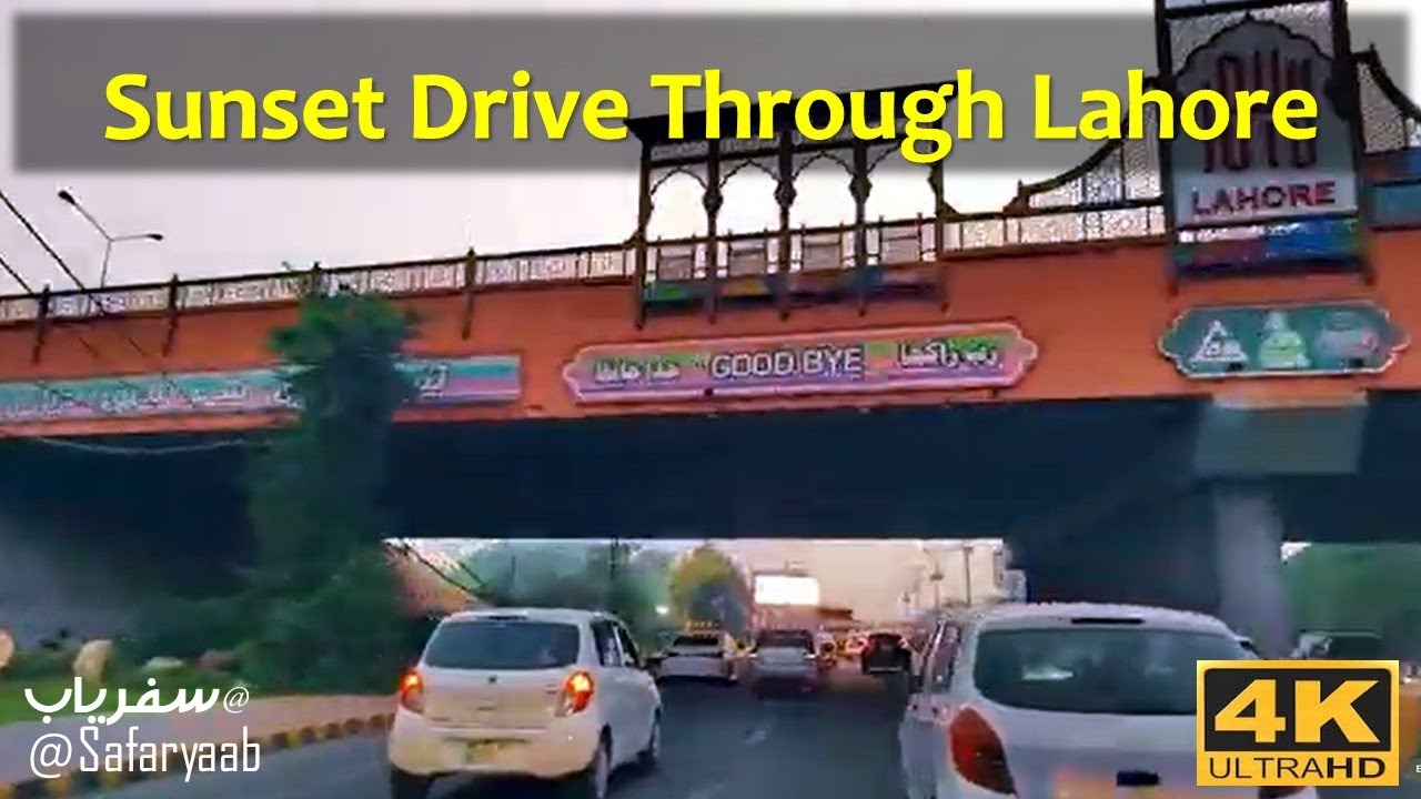 Chasing the Sunset | Lahore Drive from Gulberg to M2 Motorway