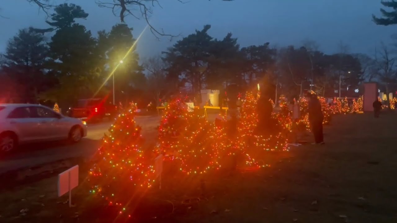 Winter Wonderland Slater Memorial Park Pawtucket RI December 2023