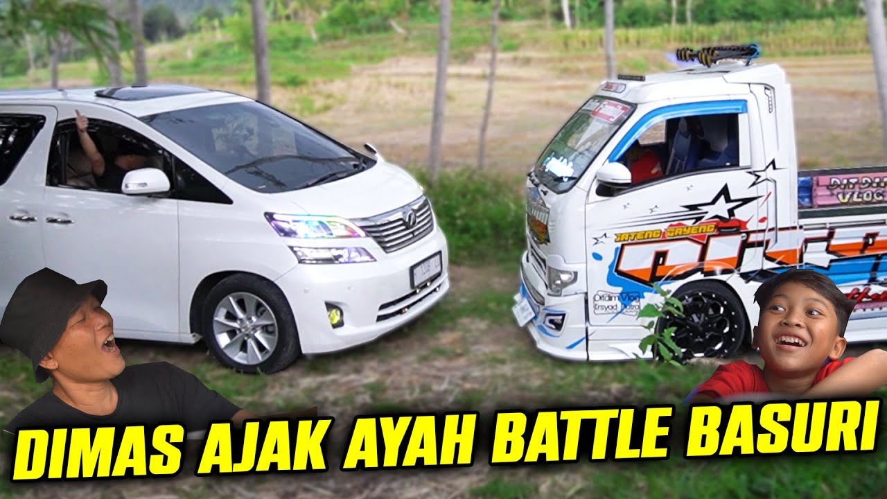 BATLE BASURI TRAGA VS VELLFIRE DITDIM!! MOBIL PUTIH DITDIM MAKIN KERAS SUARANYA