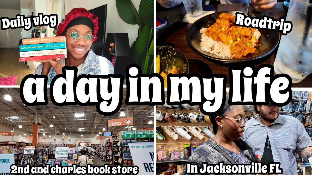 a day in my life | Road trip to Jacksonville, visiting 2nd and Charles book store