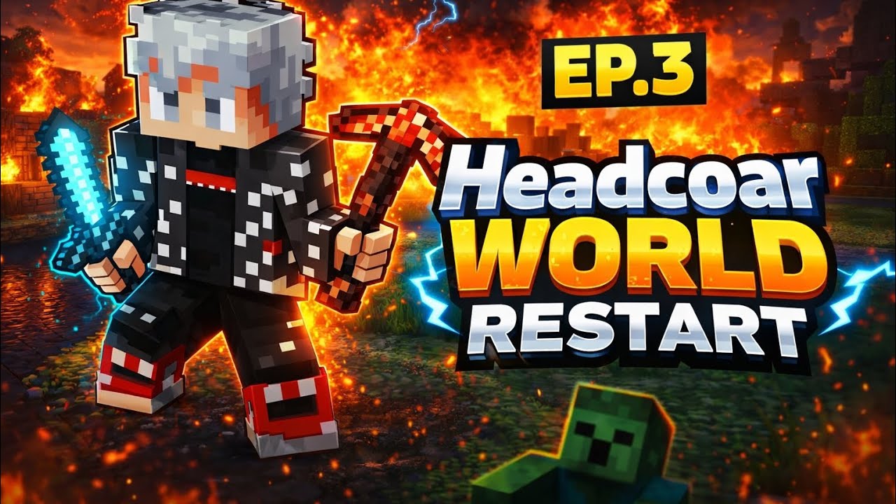 Minecraft headcoar world restart episode 3