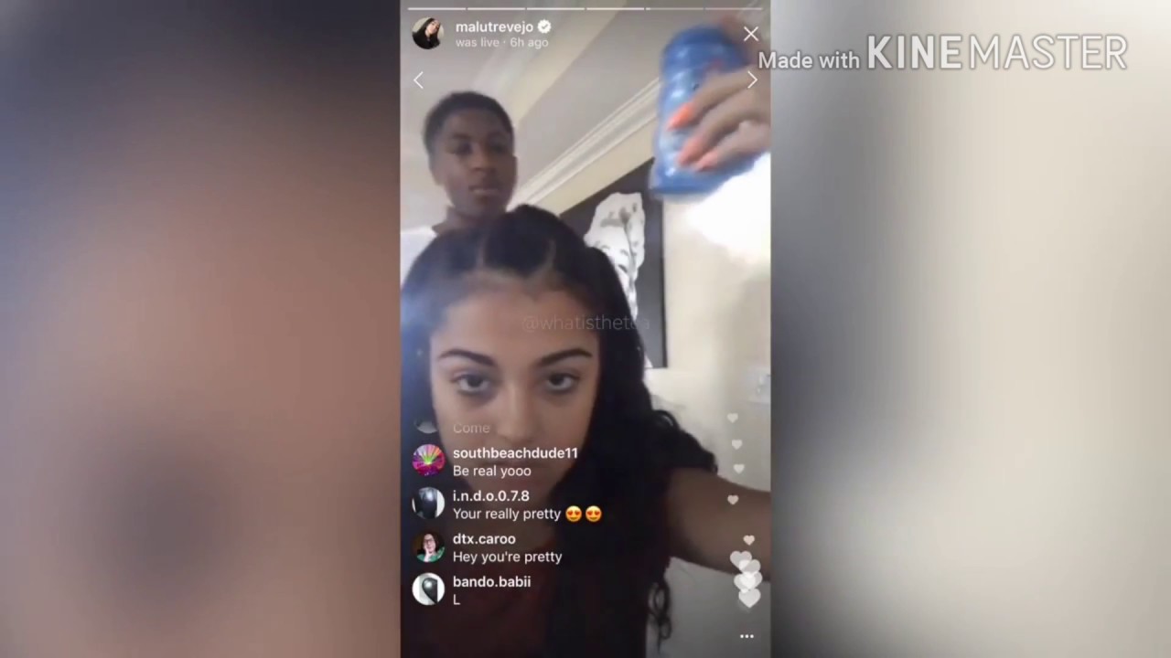 NBA Youngboy and Malu Trevejo snap on instagram live! There officially dating