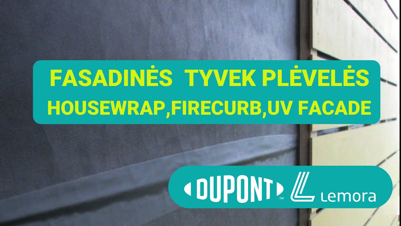 Fasadinės plėvelės TYVEK