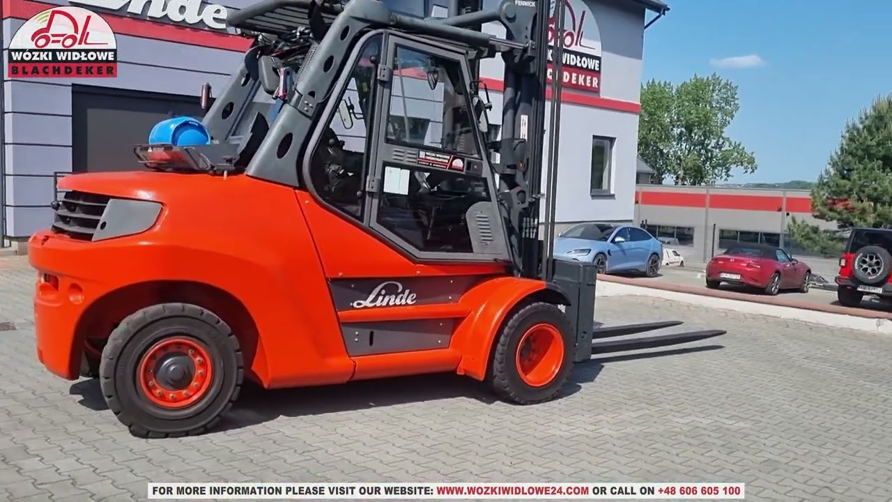 Gazowy wózek widłowy Linde H80T-01/900 2011 BD-4343