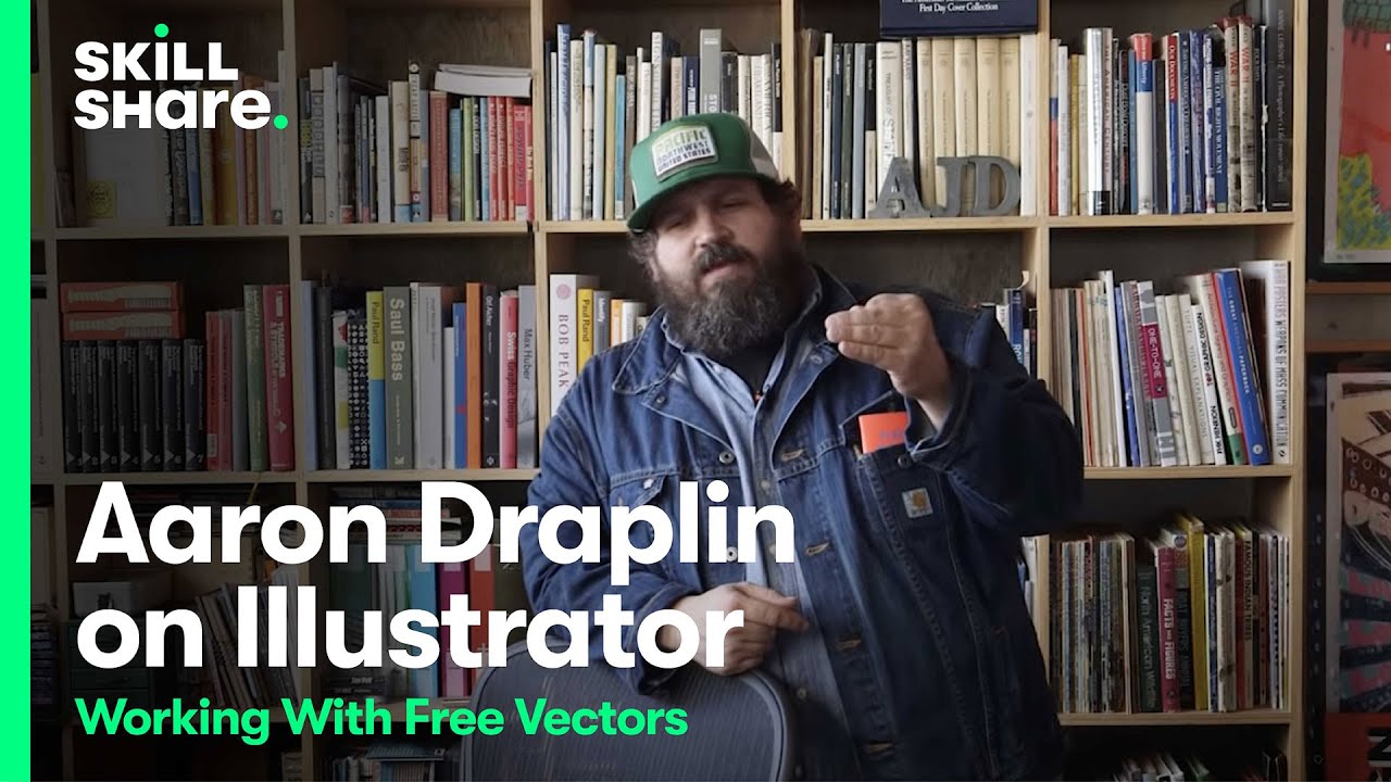 Aaron Draplin on Working Efficiently in Illustrator with Free Vectors