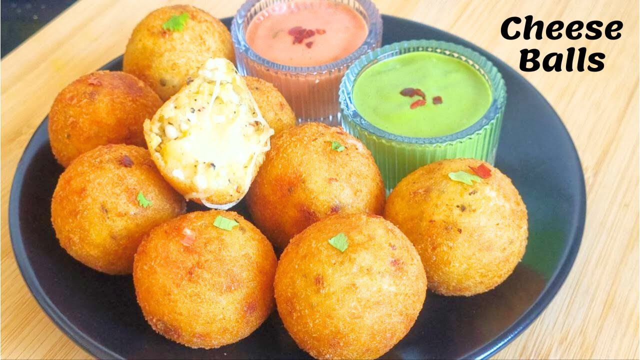 बच्चो को विश्वास नहीं हुआ जब बनाये झटपट कुरकुरे चीज़ बॉल्स Crispy cheese balls recipe Food Connection
