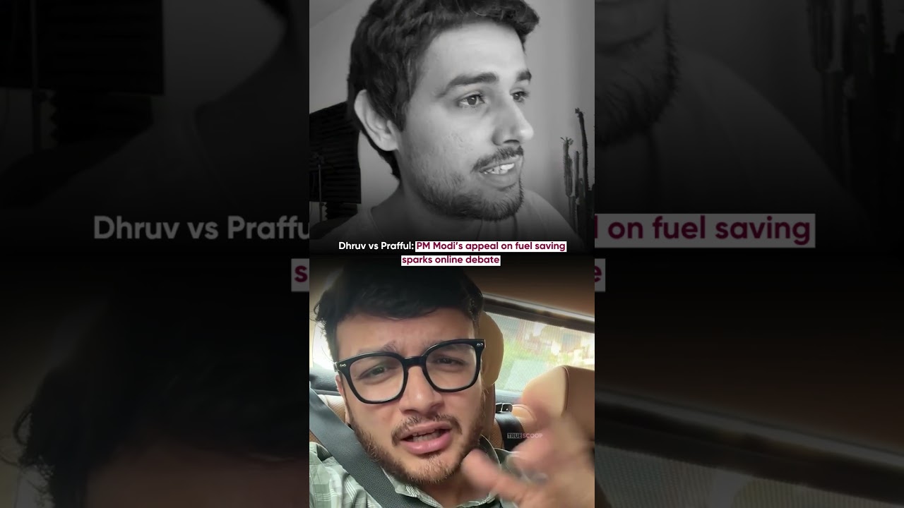 Dhruv vs Prafful: PM Modi&rsquo;s appeal on fuel saving sparks online debate