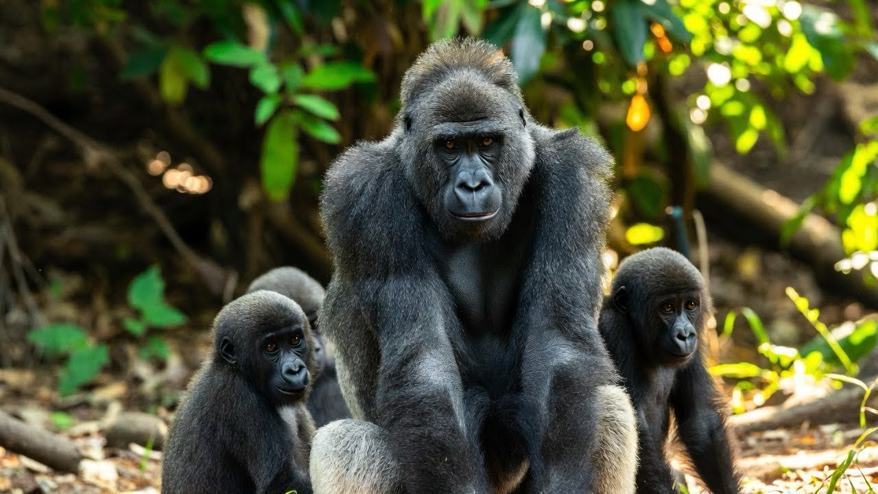Silverback Gorillas in 4K HDR 60FPS