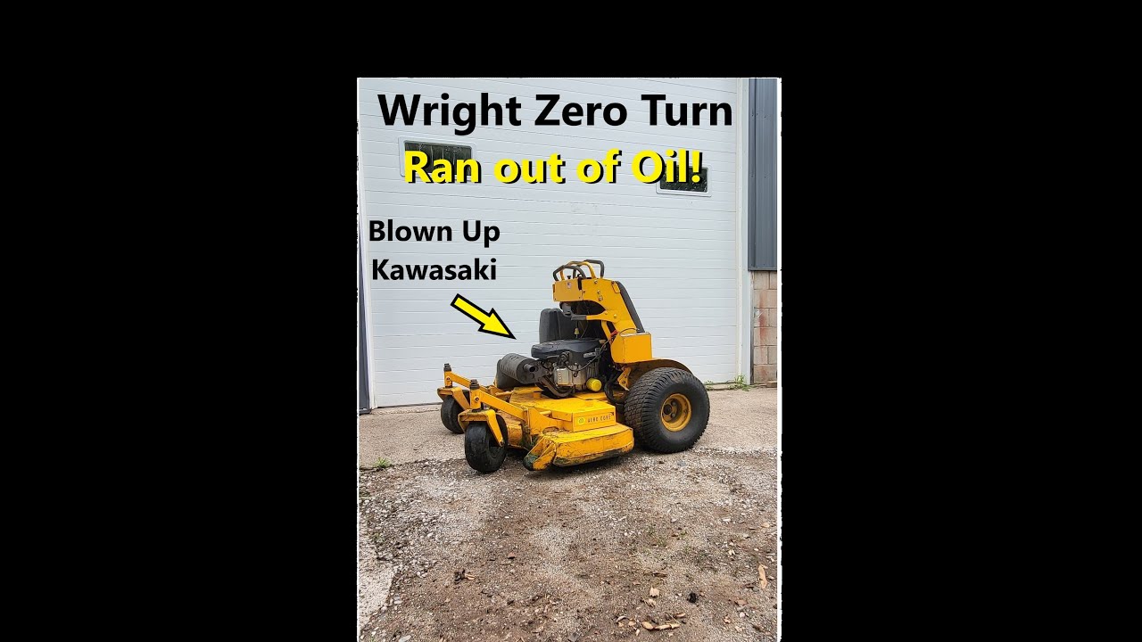 Wright Stand On Zero Turn Mower Kawasaki to Kohler Engine Swap