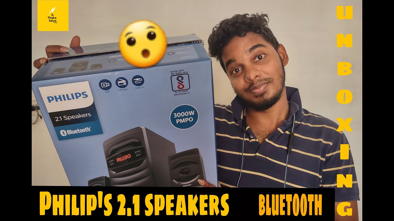 PHILIPS 2.1 Speakers - Home Theatre (Bluetooth) Unboxing & Detail Review in Tamil by Ill Thaka Saiya